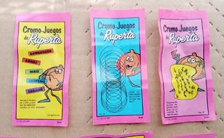 CROMOS ENVOLTORIOS CHICLES LA RUPERTA TV 1991 