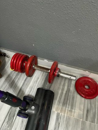 Mancuernas Salter rojas