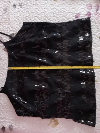 Conjunto falda y top lentejuelas