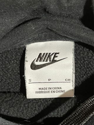 Sudadera Nike Negra con Logo Grande