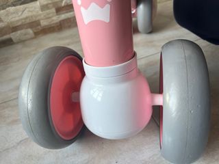 Bicicleta sin pedales rosa mini bike