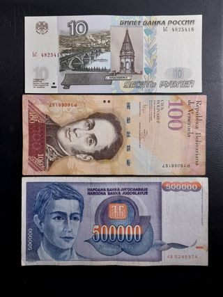 Lote Billetes Internacional 