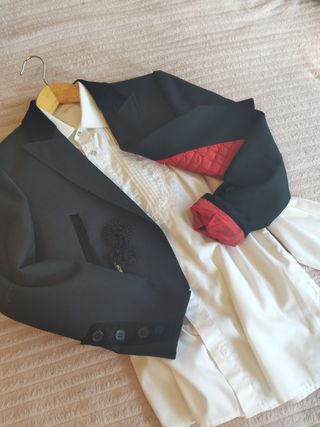 Traje Rociero Niña 10-12 Años 3 Piezas