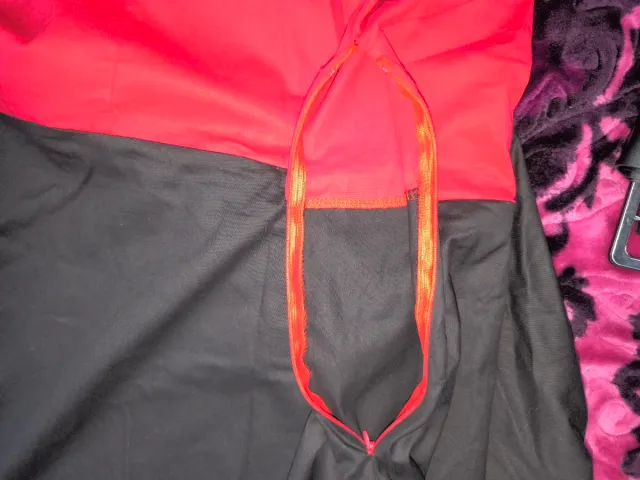 Vestido Rockabilly Rojo y Negro Talla 4XL(china)