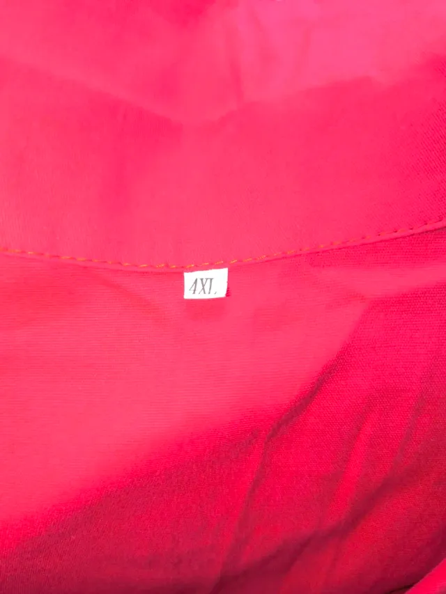 Vestido Rockabilly Rojo y Negro Talla 4XL(china)