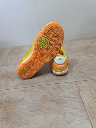 Zapatillas Fútbol Sala Joma Amarillas Naranja