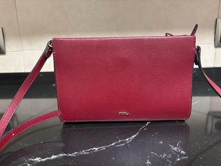 Bolso Furla bandolera rojo