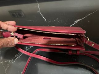 Bolso Furla bandolera rojo