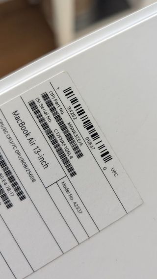 MacBook Air M1 8GB 256GB SSD