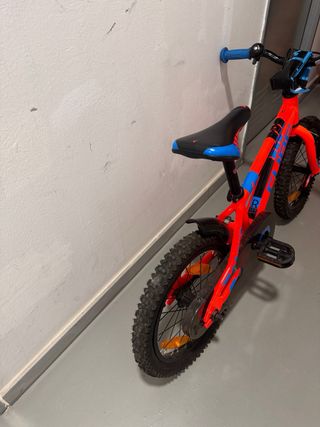 Bicicleta Cube 160 Race Infantil Naranja