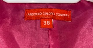 Traje chaqueta y pantalón rosa talla M