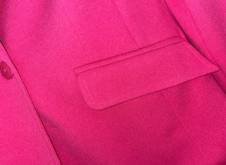 Traje chaqueta y pantalón rosa talla M