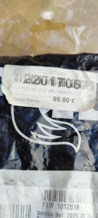 Cartucho Bloqueo Fox horquilla 100/32mm