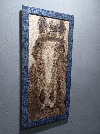 Pareja de Cuadros de caballos