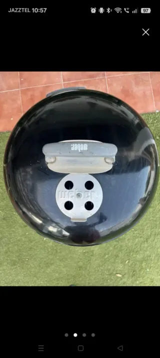 Barbacoa Carbón Weber Negra