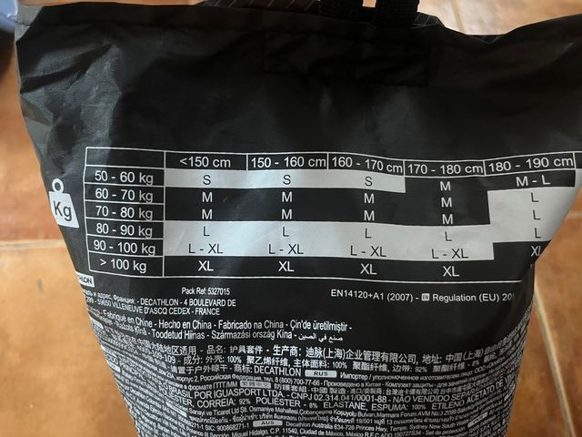 Protecciones para patines (rodillas, codos, muñeca