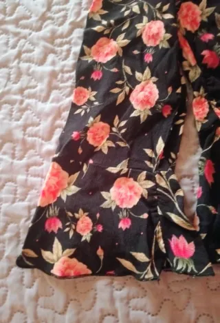 Blusa floral manga larga