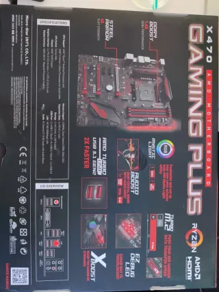 Placa Base MSI X470 Gaming Plus