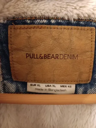 Cazadora vaquera vintaje Pull and Bear forrada