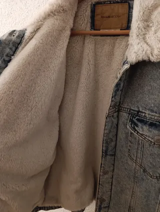 Cazadora vaquera vintaje Pull and Bear forrada