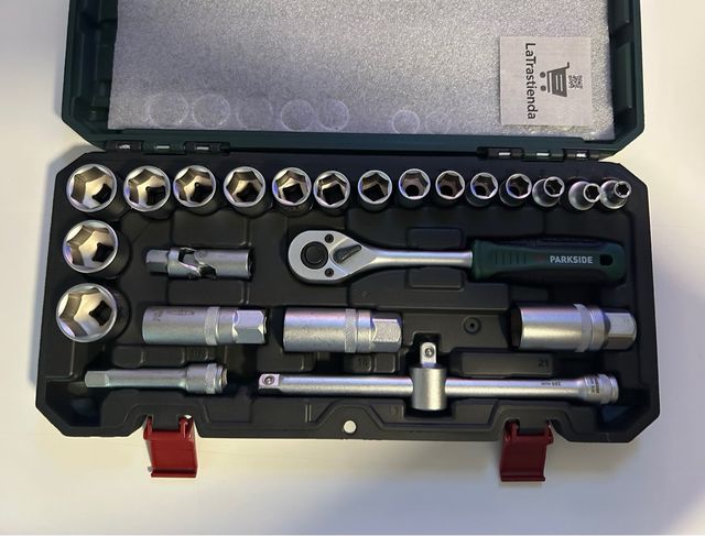 Parkside, set di chiavi a tazza 3/8, 24 pezzi