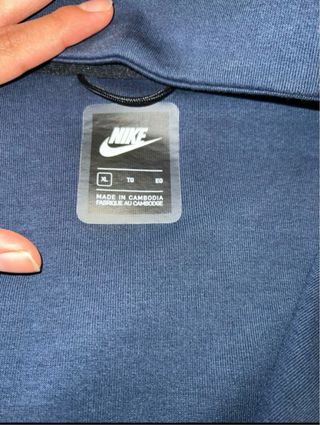 Nike Tech Fleece Azul Gris Edición Antigua