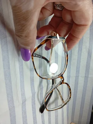 Montatura occhiali tartarugata e oro