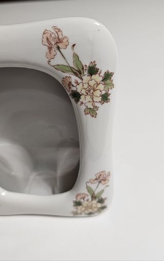 Portafoto ceramica decorato fiori