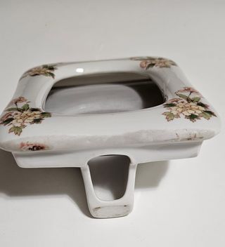 Portafoto ceramica decorato fiori