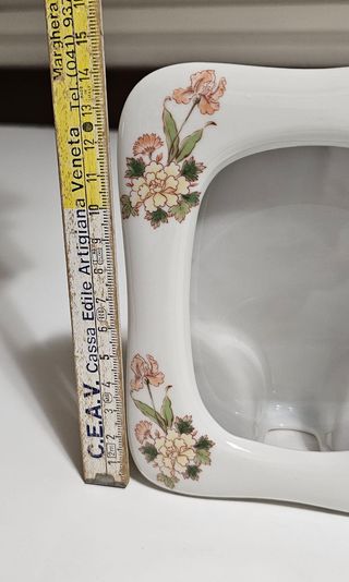 Portafoto ceramica decorato fiori