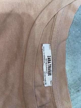 Camiseta de mangas anchas y cordones