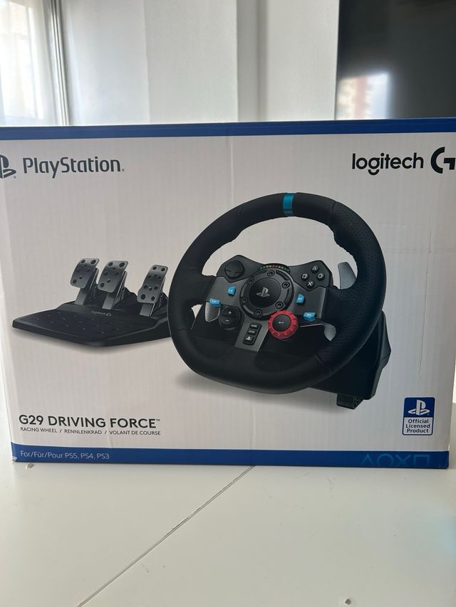 Volante Logitech G29 PS5/PS4/PS3 + Palanca
