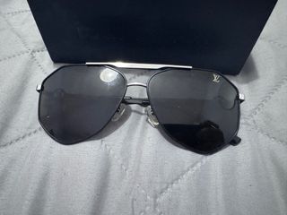 Gafas de Sol Louis Vuitton Negras y Plateadas