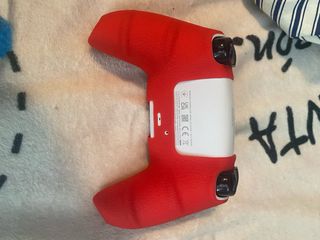 Mando PlayStation 5 + funda roja
