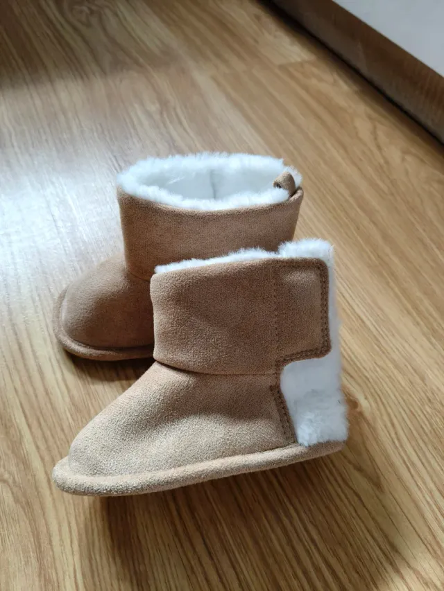 Botitas de bebé forradas