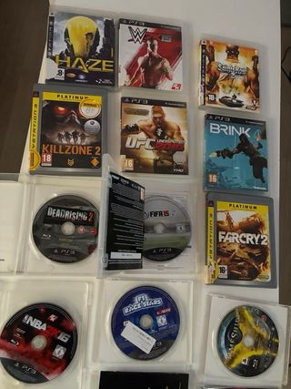 Consola PS3 Slim 500GB Negra + Mando + 13 Juegos
