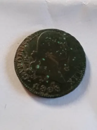 8 Maravedís Carlos IV 1808 Segovia