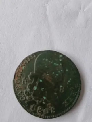 8 Maravedís Carlos IV 1808 Segovia