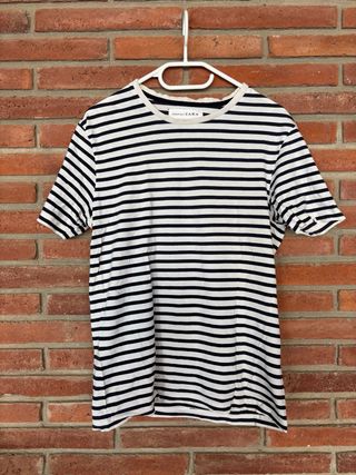 Camiseta Zara Rayas Talla M