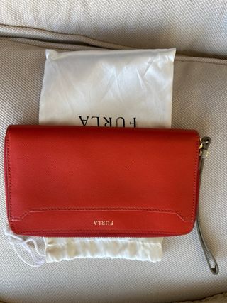 Bolso Cartera Furla Naranja