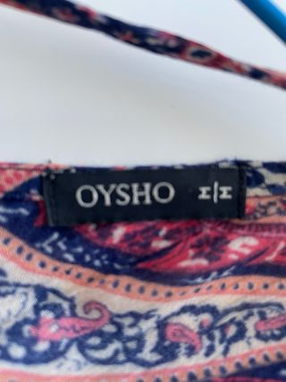 Vestido Oysho estampado paisley talla M