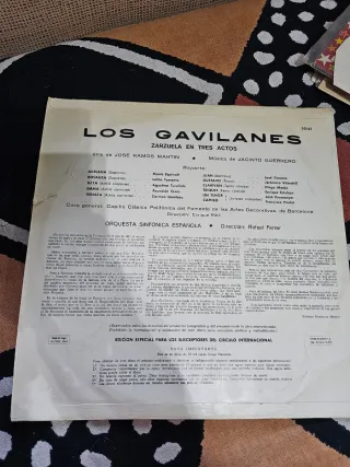Vinilo LP Los Gavilanes Jacinto Guerrero