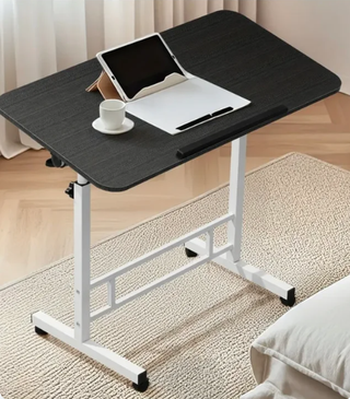Mesa auxiliar regulable con ruedas - Nueva (80cm)