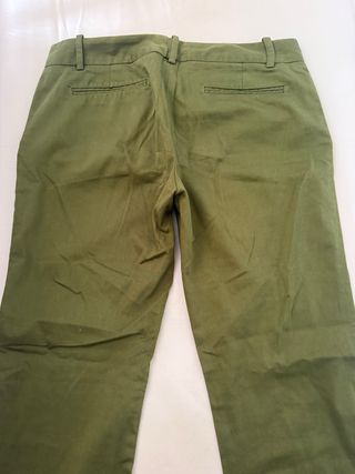 Pantalón Zara Talla 38 Verde Oliva