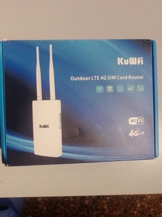 Router KuWfi 4G LTE SIM Exterior