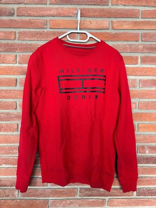 Sudadera Tommy Hilfiger Roja Talla M