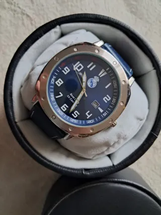 Reloj Real Madrid Caballero Azul/Plata