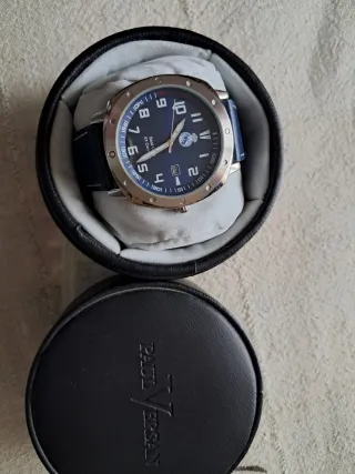 Reloj Real Madrid Caballero Azul/Plata