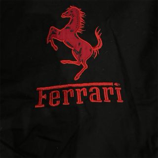 Chaqueta Ferrari Scuderia Nascar Negra Bordada