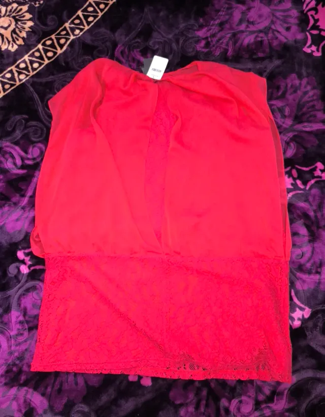 Vestido Couchel Rojo Talla 2XL Nuevo